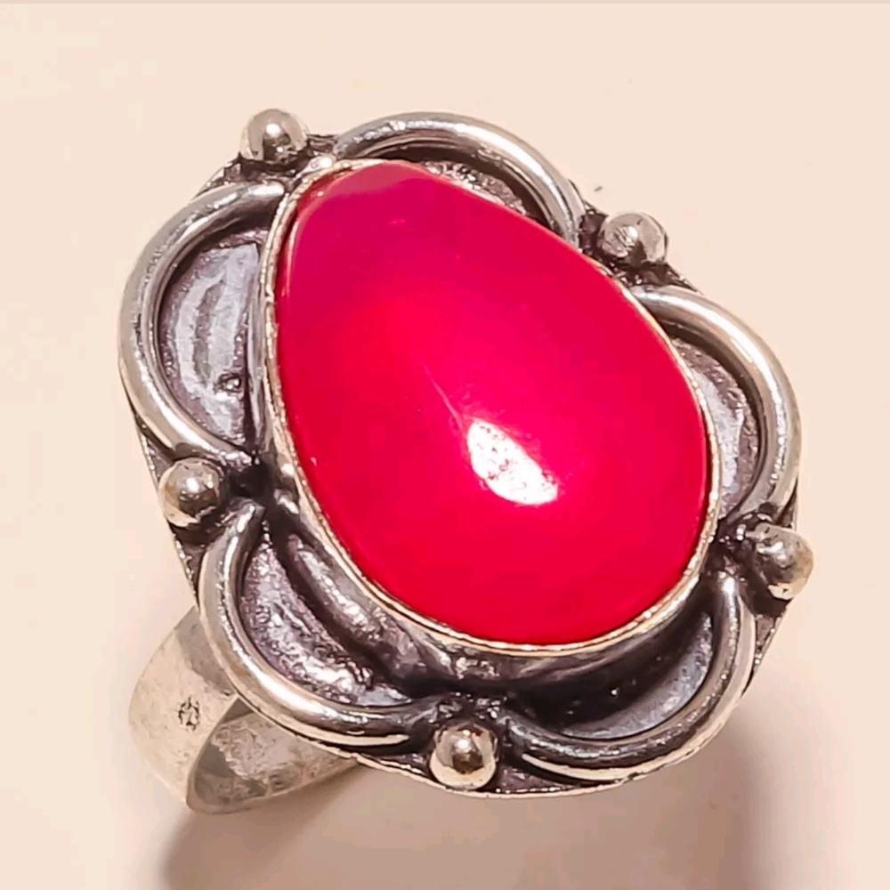 STERLING SILVER QUARTZ RING